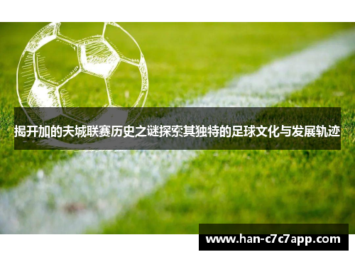 揭开加的夫城联赛历史之谜探索其独特的足球文化与发展轨迹 揭开加的夫城联赛历史之谜探索其独特的足球文化与发展轨迹